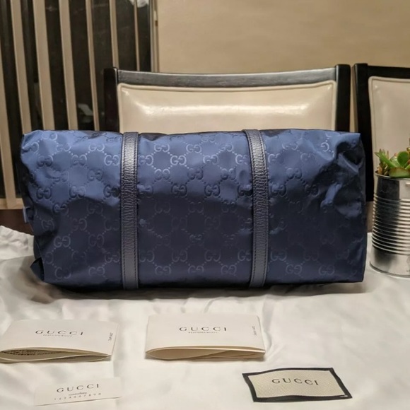 Gucci Guccissima Detachable Strap GG Nylon Tote. - Picture 5 of 5